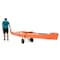 Leisure Sports 1235 Leisure Sports Kayak Trolley Pro Premium Kayak Cart Airless Tires 150 LB Cap Orange 759831SIM - alternate 2